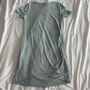 Light Blue Mini TShirt Dress Womens Large